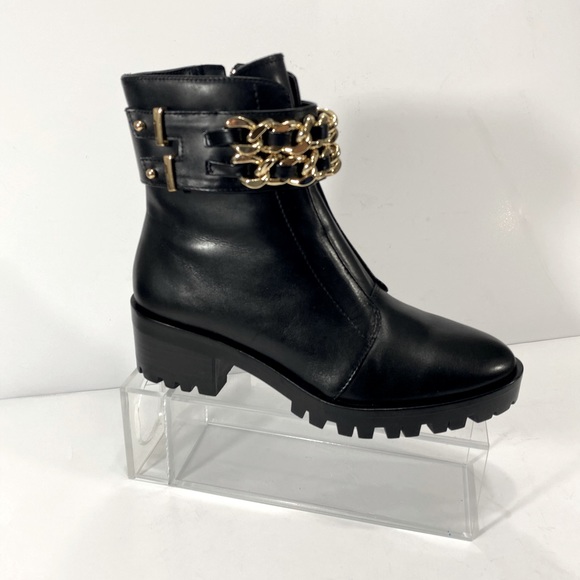 NEW KARL LAGERFELD PARIS PALMER COMBAT BOOT - Picture 3 of 11